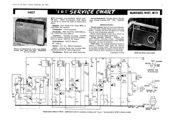 McMichael-M107 ;RadioClock_M112_M113(ERT-1407)-1963.Radio preview